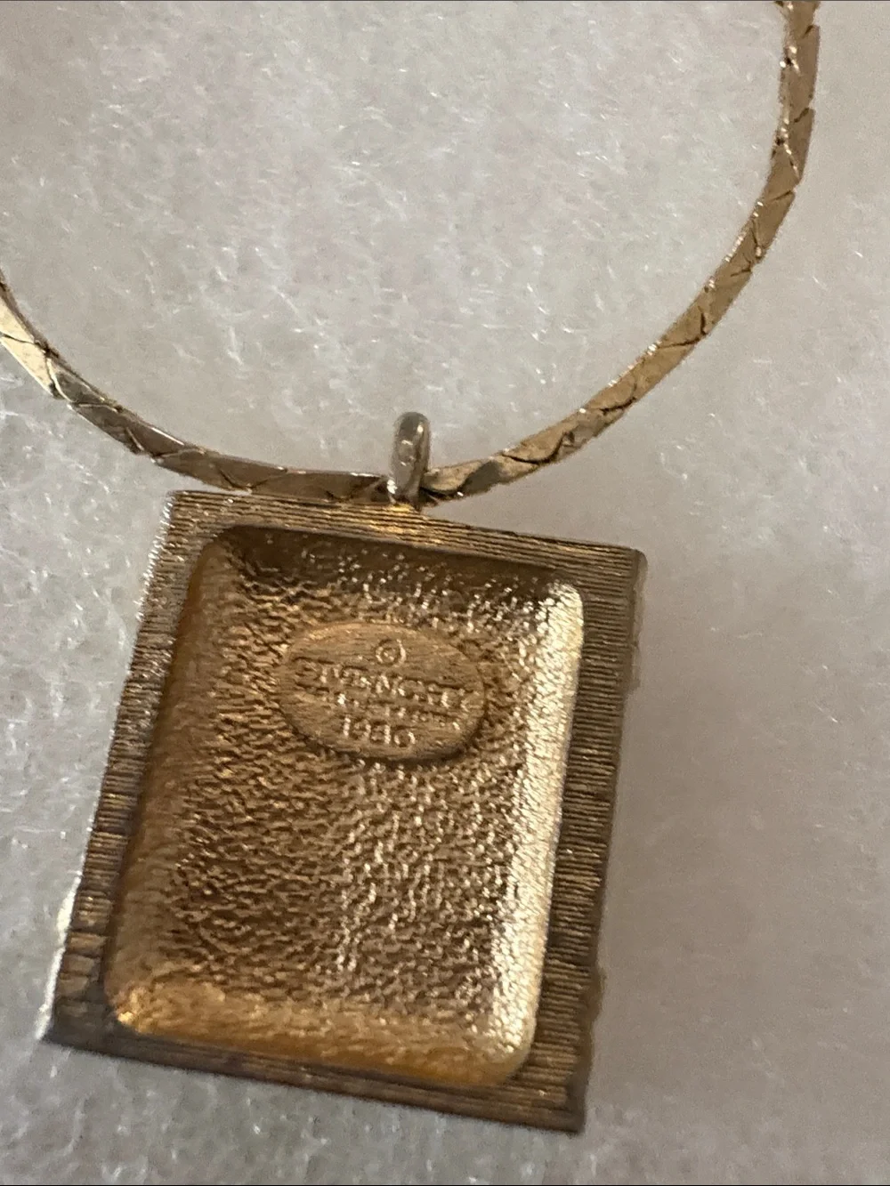 Givenchy Gold-Tone Geometric Pendant Necklace